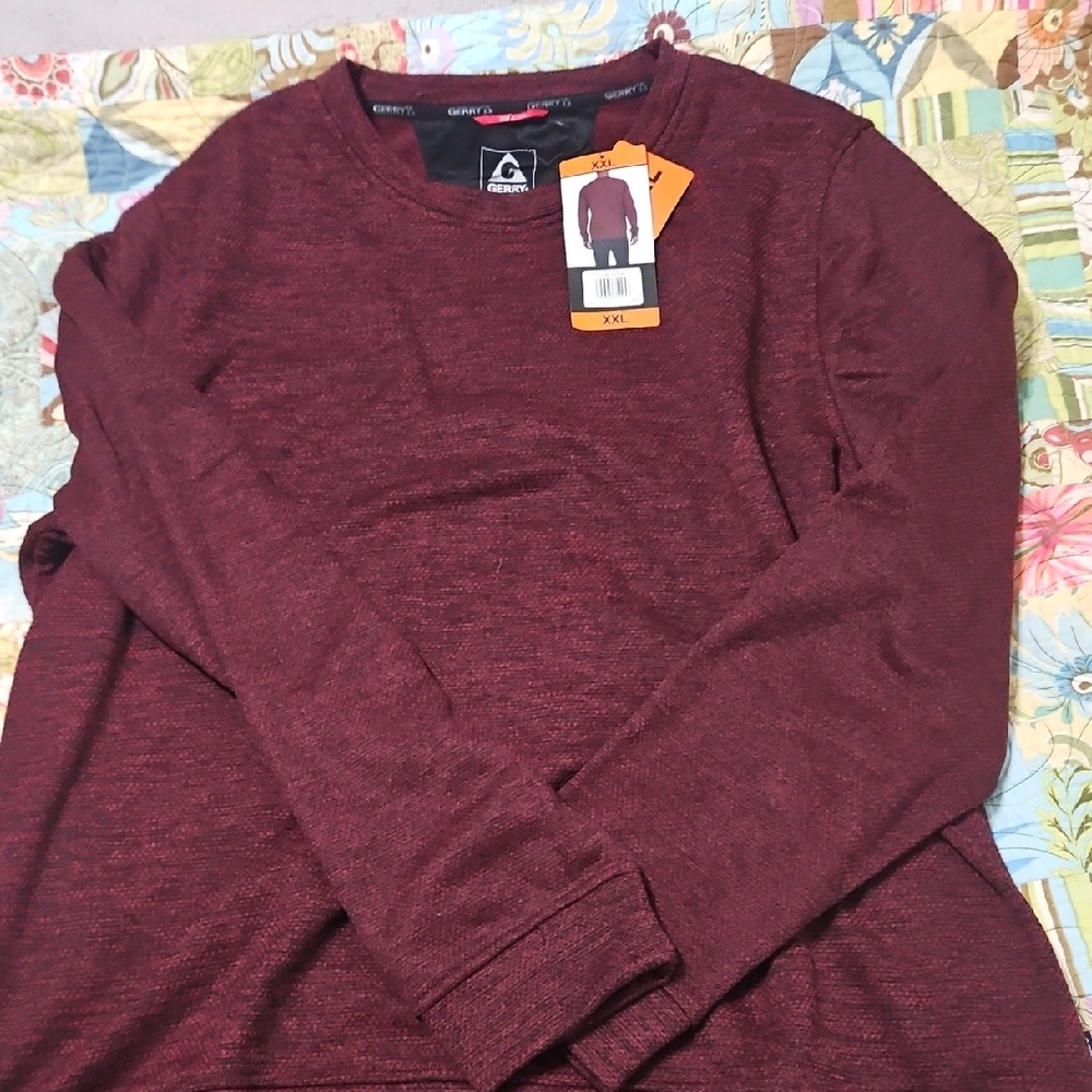 Burgundy Men's‎ Sweater